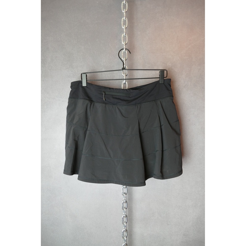 Lululemon Athletica Black‎ Skirt Athletic Tall Size 12 Running Tennis Golf